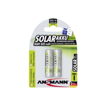 1x2 Ansmann maxE NiMH Akku Mignon AA 800 mAh SOLAR 5035513 