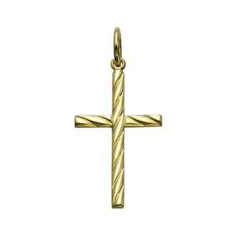 Anhänger 333 Gold Motiv Kreuz 