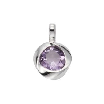 Anhänger 925/- Sterling Silber Amethyst 