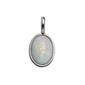 Anhänger 925/- Sterling Silber mit Opal 