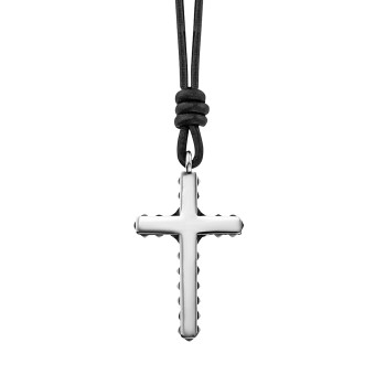 CAI Anhänger mit Kette 925/- Sterling Silber Kreuz 