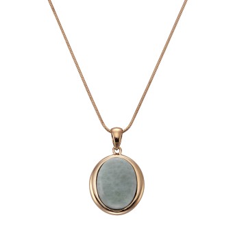 Anhänger mit Kette 925/- Sterling Silber Larimar 