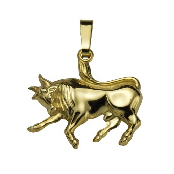 Anhänger Sternzeichen Stier 333/- Gelbgold 