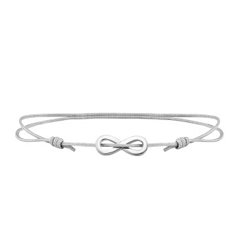 CAI Armband 925/- Sterling Silber rhodiniert Infinity 