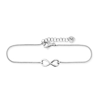 CAI Armband 925/- Sterling Silber rhodiniert Infinity 