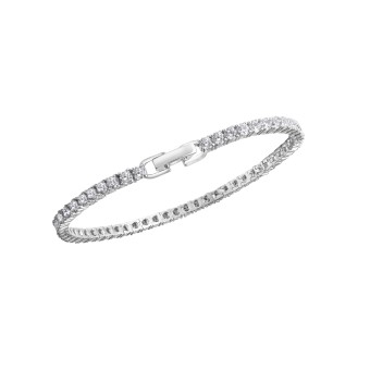 Armband 925-Sterling Silber rhodiniert Zirkonia 