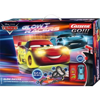 Carrera Autorennbahn GO!!! Disney Pixar Cars Glow Racers 20062559 