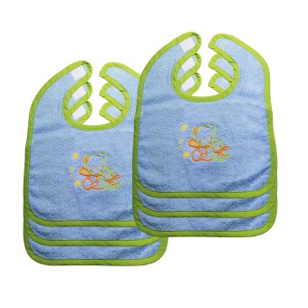 HTI-Living Baby Lätzchen 6-teiliges Set Blau