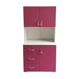 HTI-Living Badschrank Pink Weiß 