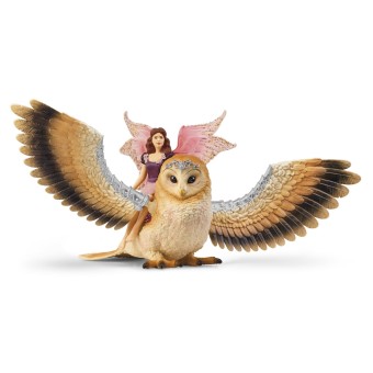 Schleich® bayala 70789 Elfe auf Glitzer-Eule V2 