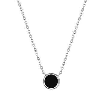 Collier 925-Sterling Silber rhodiniert 