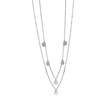 Collier 925/- Sterling Silber rhodiniert 