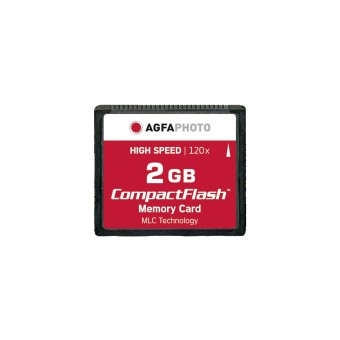 Agfa Photo Compact Flash Speicherkarte Compact Flash 2GB High Speed 120x MLC 