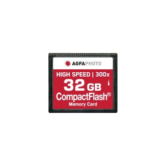 Agfa Photo Compact Flash Speicherkarte Compact Flash 32GB High Speed 300x MLC 