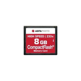 Agfa Photo Compact Flash Speicherkarte Compact Flash 8GB High Speed 233x MLC 