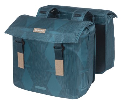 Basil Doppelpacktasche  Elegance blau