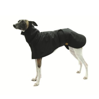 eleganter Hundemantel speziell für Windhunde - Schwarz 65