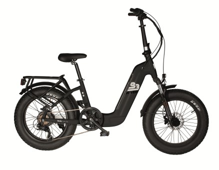 Venice-I love Italy Elektro-Kompaktfahrrad  FAT BIKE N-VER F9.3 20 Zoll black 