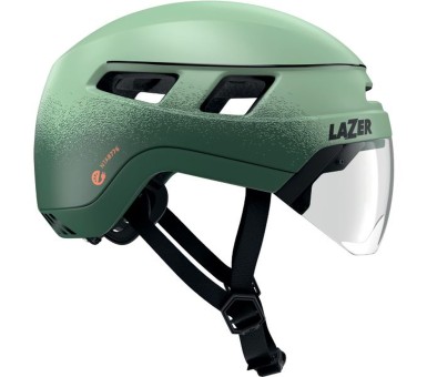 Lazer Fahrradhelm Urbanize NTA MIPS + LED, Matte Green (S) 52-56 cm