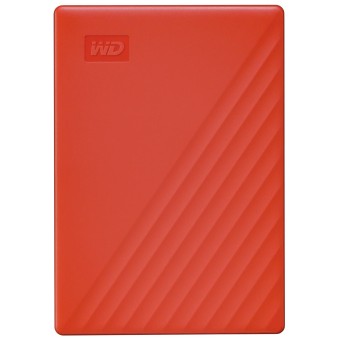 Western Digital Festplatte My Passport 4TB Rot USB 3.2 Gen 1 