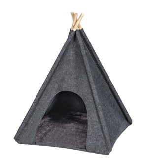 Wenko Filz-Tierbett Mod. Tipi Anthrazit, 45 x 45 x 60 cm 