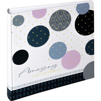 walther Fotoalbum Amazing Memories 30x30 100 S. Buchalbum blau MX485L 