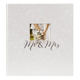 Goldbuch Fotoalbum Mr. & Mrs. 30x31 60 weiße Seiten Hochzeit 08388 