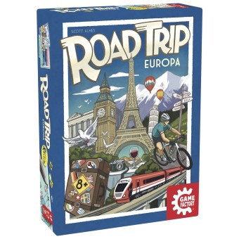 Game Factory Gesellschaftsspiel Road Trip Europa 