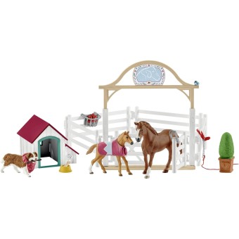 Schleich® Horse Club 42458 Hannahs Gastpferde m.Hündin Ruby 