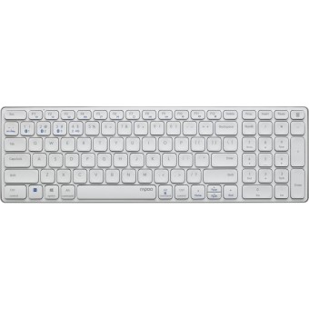 Rapoo Kabellose Tastatur E9700M Weiß Kabellose Multimodus Tastatur 