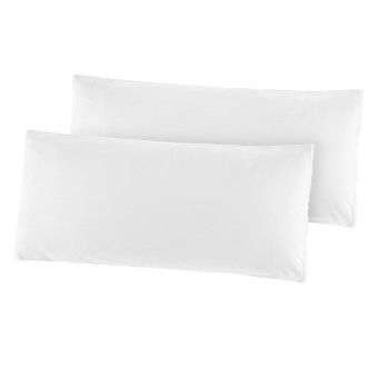 HTI-Living Kissenhülle 2er Set 40 x 80 cm Weiss