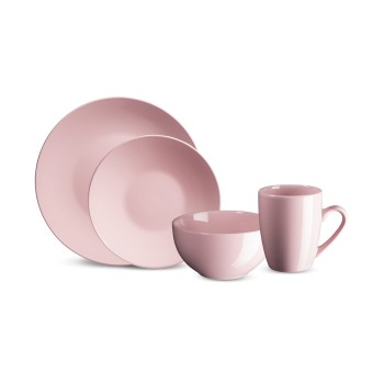 Neuetischkultur Kombiservice 16-teilig Pastell Selection Rosa 