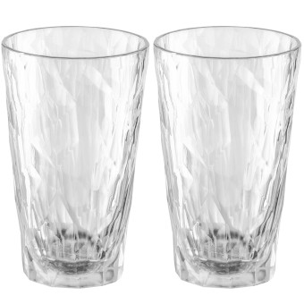 Koziol Longdrinkglas 300 ml 2er-Set CLUB No. 6 