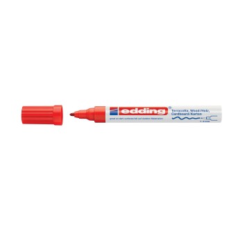 Mattlack-Marker 1-2 mm edding 4040 Rot