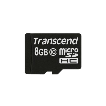 Transcend microSD Speicherkarte microSDHC 8GB Class 10 