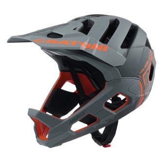 Cratoni MTB-Fahrradhelm Madroc anthrazit-orange matt S/M (54-58cm)