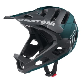 Cratoni MTB-Fahrradhelm Madroc schwarz-petrol matt S/M (54-58cm)