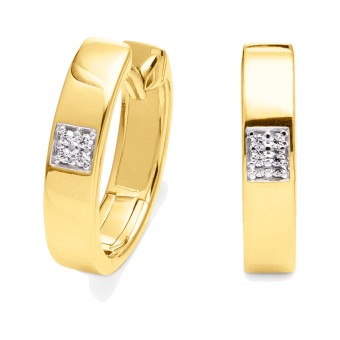 Orolino Ohrringe Gold 585 Brillanten 0,03ct. 