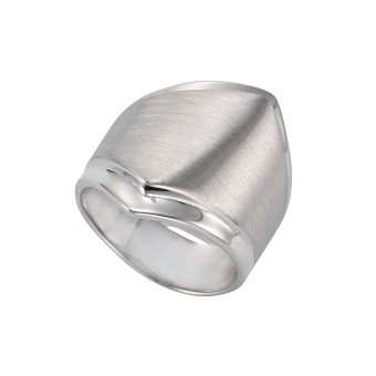 Ring 925 Silber rhodiniert 23mm breit 060 (19,1)