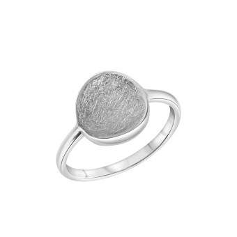 Ring 925 Silber rhodiniert eismatt 054 (17,2)