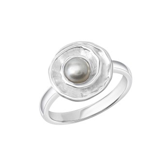 Celesta Ring 925 Silber Süßwasserzuchtperle 054 (17,2)