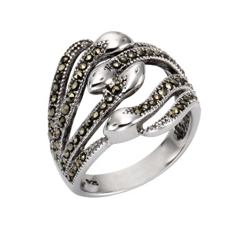 Ring 925/- Sterling Silber Markasit 016 (50,5)