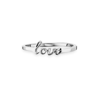 CAI Ring 925/- Sterling Silber rhodiniert Love 050 (15,9)