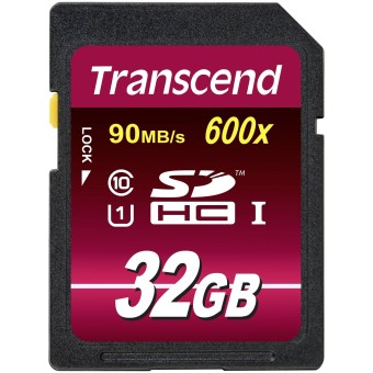 Transcend SD Speicherkarte SDHC 32GB Class10 UHS-I 600x Ultimate 