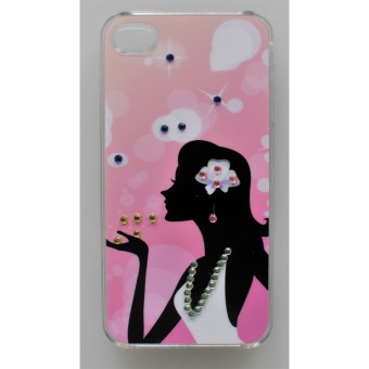 HTI-Living Smartphone Hülle Apple iPhone 5 / 5S Girl