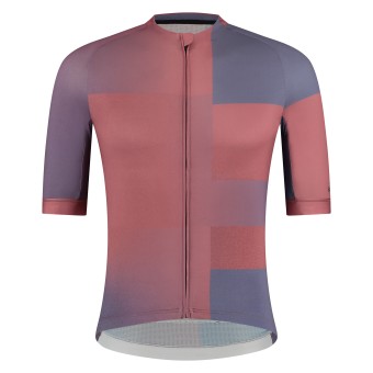 Shimano VELOCE Short Sleeve Jersey, Metallic Maroon S