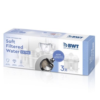 BWT Wasseraufbereiter 814873 3er Pack Soft Filtered Water EXTRA 