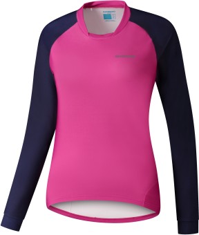 Shimano Woman's SAIKO Long Sleeve warm, Magenta S