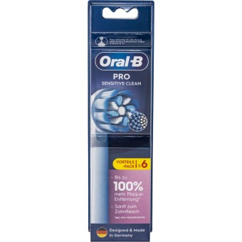 Oral B Zahnpflege Aufsteckbürsten Pro Sensitive Clean 6er 