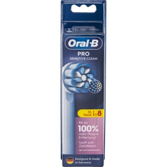 Oral B Zahnpflege Aufsteckbürsten Pro Sensitive Clean 8er 